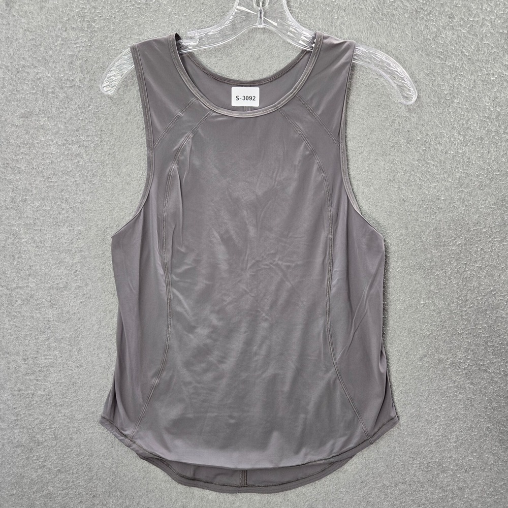 Lululemon‎ Women Activewear Top 4 Gray Tank Top Open Back